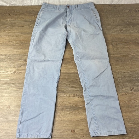 Gap Mens Lived in Straight Light Blue Grey Pants, size 31x32 - Picture 7 of 11